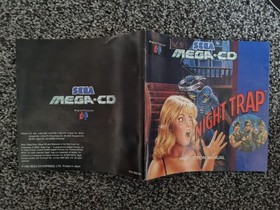 Sega Mega CD Night Trap Double Disc Game Complete CIB Tested And Working