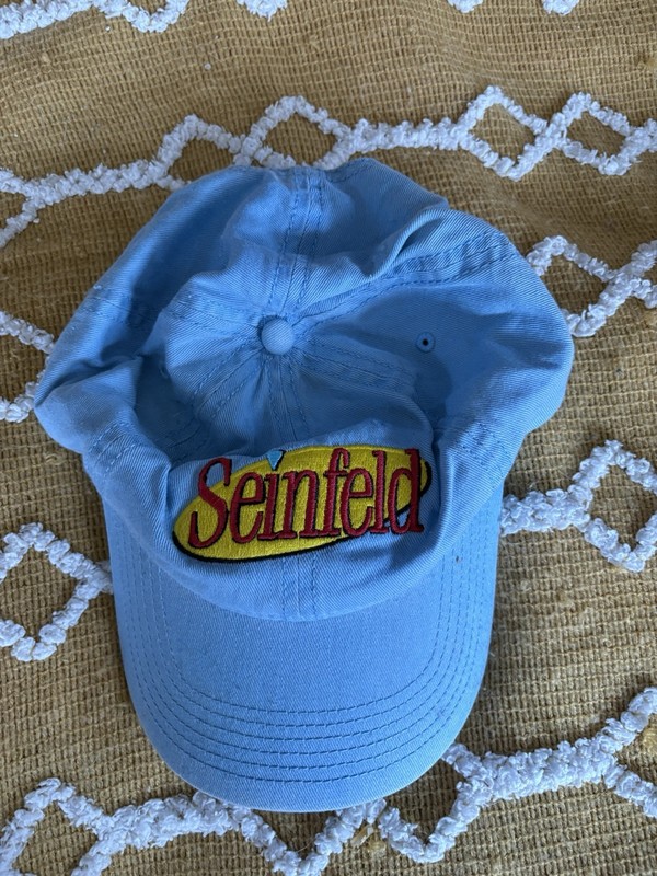Seinfeld Logo TV Show Promotional Blue Baseball Cap Adjustable Hat