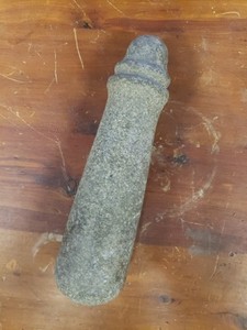 #5128 "RARE" 8.5" Yokut Phallic Pestle, Pre-Columbian.