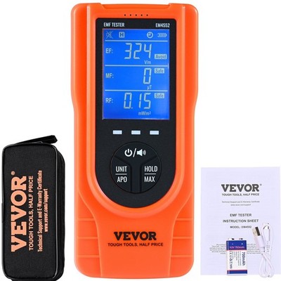 3-in-1 EMF Meter Rechargeable 5Hz-3.5GHz Handheld Digital LCD Monitor