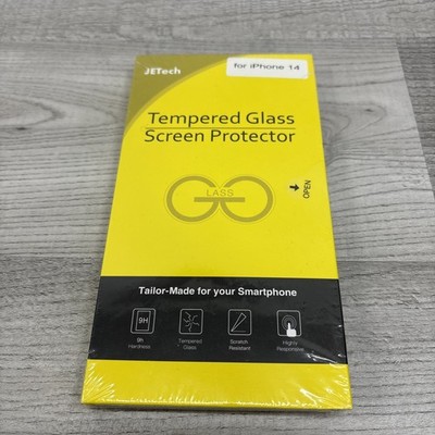 JETech Full Coverage Screen Protector for iPhone 14 6.1-Inch, 2-Pack