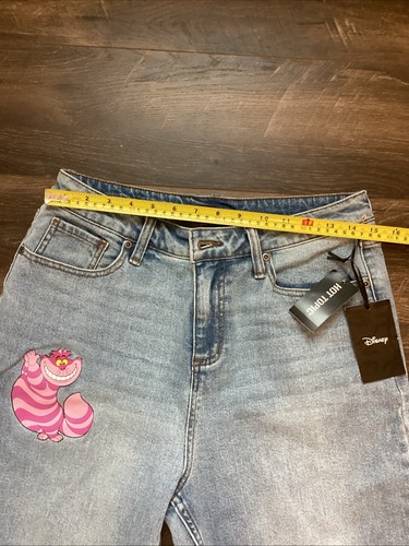 Disney Alice in Wonderland Mom Jeans Size 7 Juniors. NWT - Picture 6 of 9