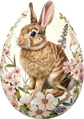 Bunte Osterhase Ei Wandkunst Schlafzimmer Fenster Vinyl Aufkleber Abziehbild 6 Größen