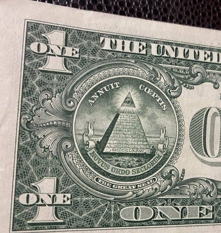 Billete de un dólar trinario serie Nimber triple 7s 2021 ayúdame Foto 4 de 4