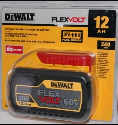 DCB612 20V/60V FlexVolt Lithium-Ion 12.0Ah Battery Power Tool  New Date 2024