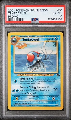 Tentacruel graded PSA 6 for sale on eBay