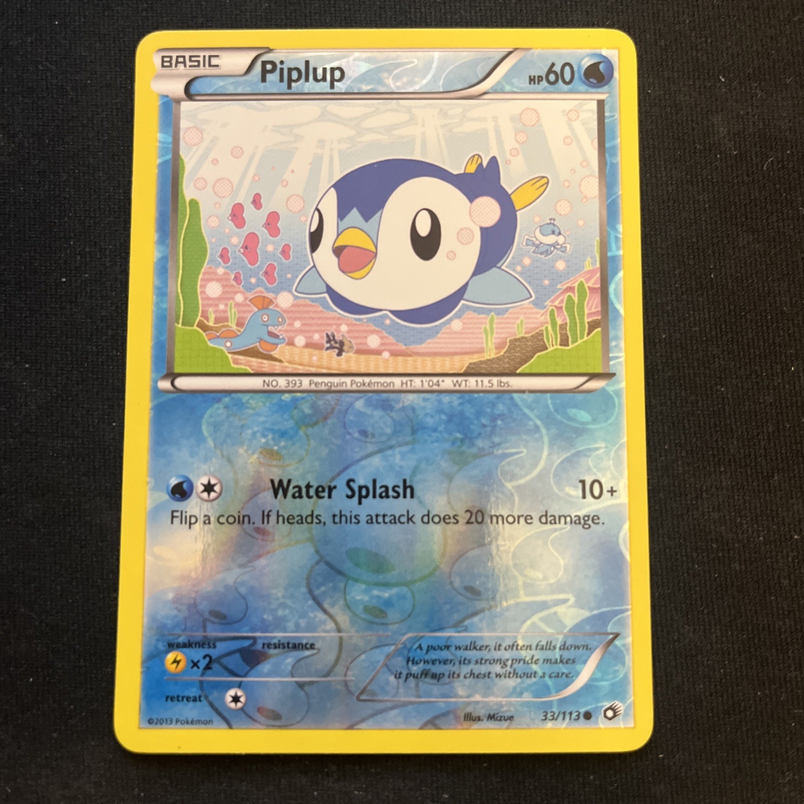Piplup - 33/113 - Legendary Treasures - Reverse Holo - NM/M