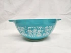 Vintage Pyrex #442 Amish Butterprint Turquoise Cinderella 1-1/2 Qt Mixing Bowl