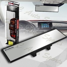 Broadway 240mm Wide Flat Interior Clip On Rear View Clear Mirror Universal