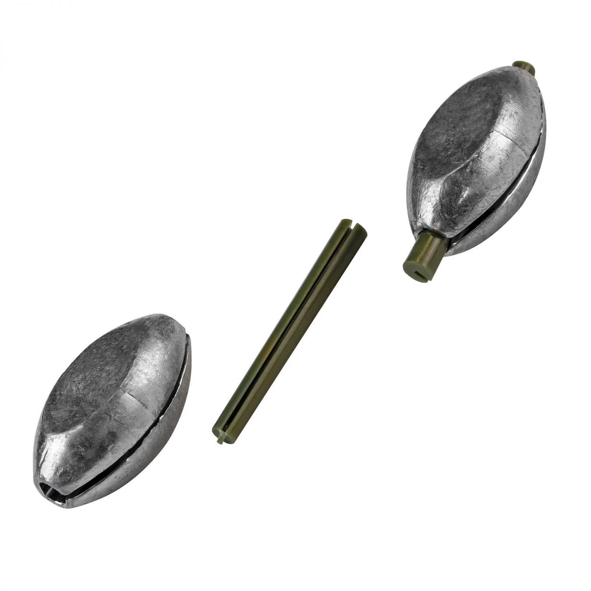Plomb De Pêche Olive 60 G – Argenté – Générique – Neuf