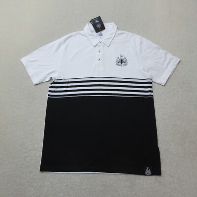 Castore Newcastle United FC Polo Shirt Mens Medium White Sports Football NWT