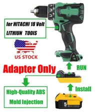 1x Adapter Upgarde for Hitachi 18V Cordless Tool To for DeWalt 20v MAX Batteries