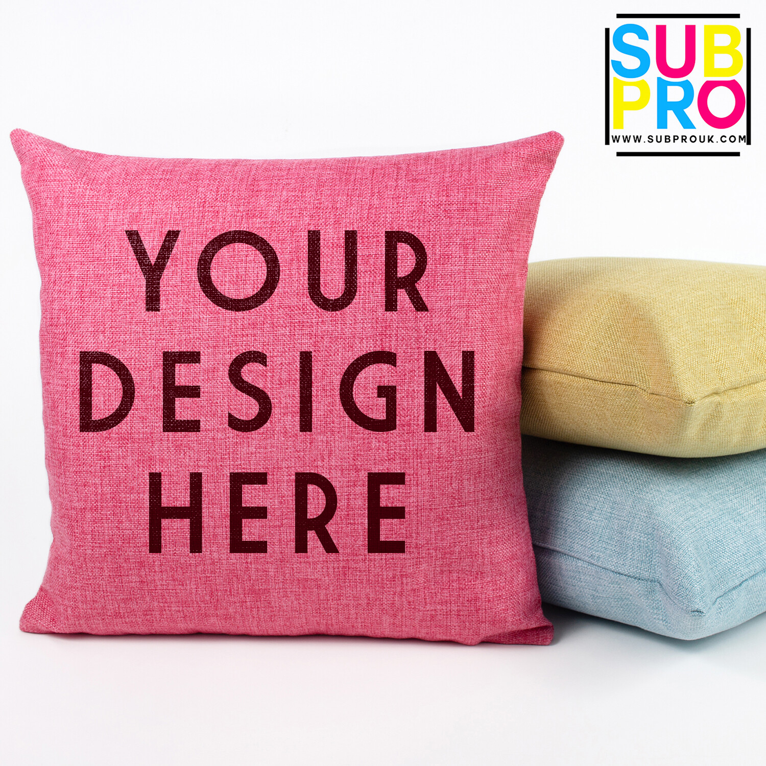 Sublimation Cushion Cover Blank Pillowcase Transfer Heat Press 100