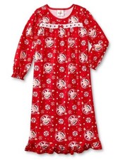 The ELF on The Shelf Nightgown Girl's size 4 NEW Soft Warm Flannel Pjs Pajamas