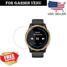 2-Pack Screen Protector TPU Full Coverage Clear Film For Garmin Venu smartwatch