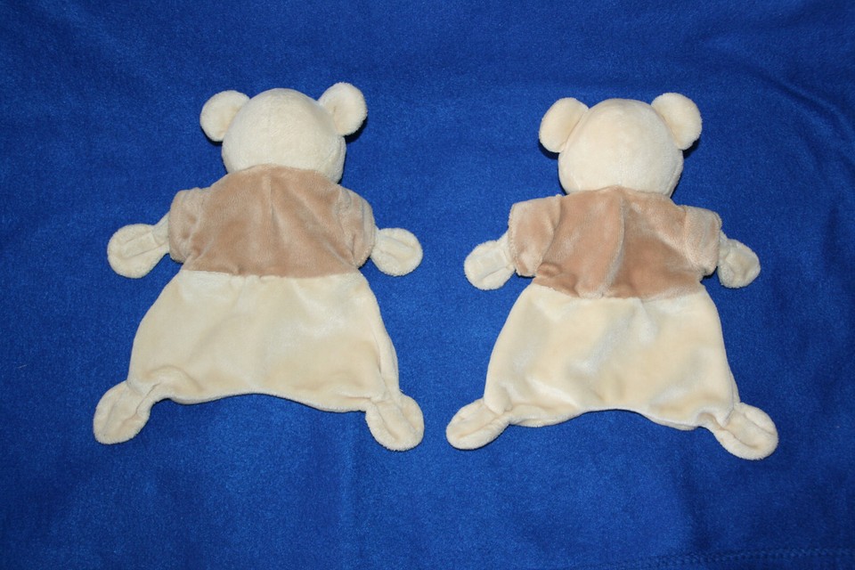 doudou plat beige ours NICOTOY