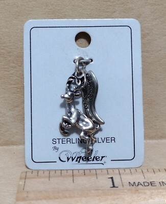 NEU Wheeler 925 Sterlingsilber Colorado Springs Elch Hirsch Rudolph Anhänger Charm