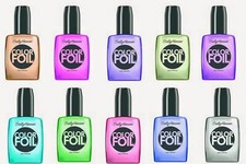  Lot of 2 CHOICE of Sally Hansen Color Foil Metallic Finish Nail Polish .34oz