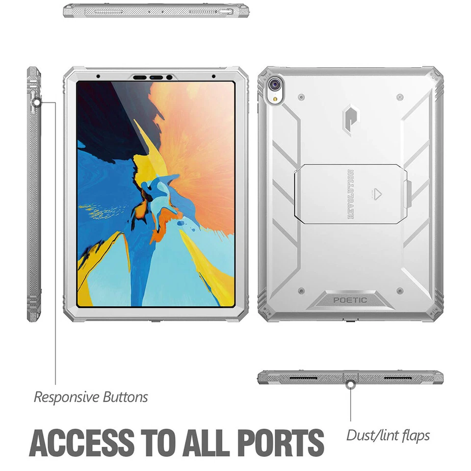 For iPad Pro 11 / iPad Mini 5 / iPad Pro 12.9 2018 Tablet Case with Kick-Stand - Image 3 of 4