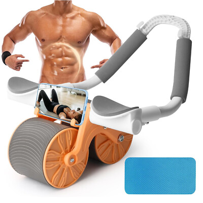 Bauchroller Automatisches Rebound Bauchrad Bauchtrainer Plank AB Roller Wheel