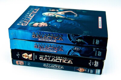 Battlestar Galactica The New Series DVD Sets Seasons 1, 2, 2.5,mini-series Lot
