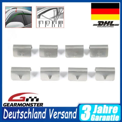 GEARMONSTER Clips 8x Ersatz Befestigungsclips Windabweiser Regenabweiser für Heko G3 SNED