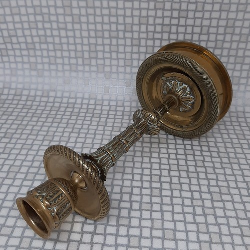 Antique wwi Artillery Shell Candlestick Trench Art Heavy 1917 St Polte Magdeburg - Picture 5 of 9