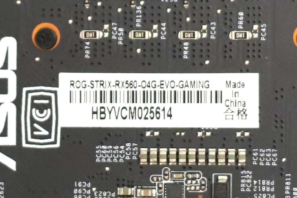 ASUS ROG STRIX RX 560 EVO 4GB GDDR5 GPU P/N: ROG-STRIX-RX560-O4G-EVO-GAMING - Image 4 of 4