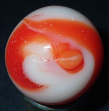 Old Marbles Crease Pontil Transitional 0.670  A