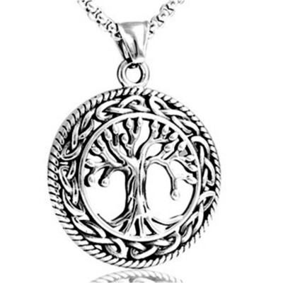 Celtic Tree Of Life Ring – Stainless Steel Irish Knot Vintage Silver Band - View #13