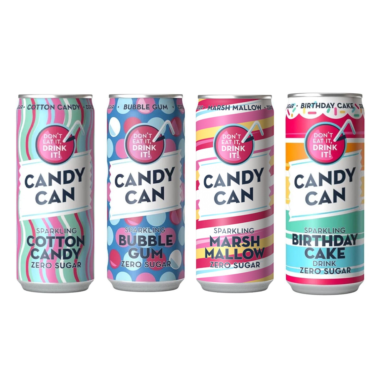Candy Can Drink Mix 4 Bevande Analcoliche Senza Zucchero da 330 ml