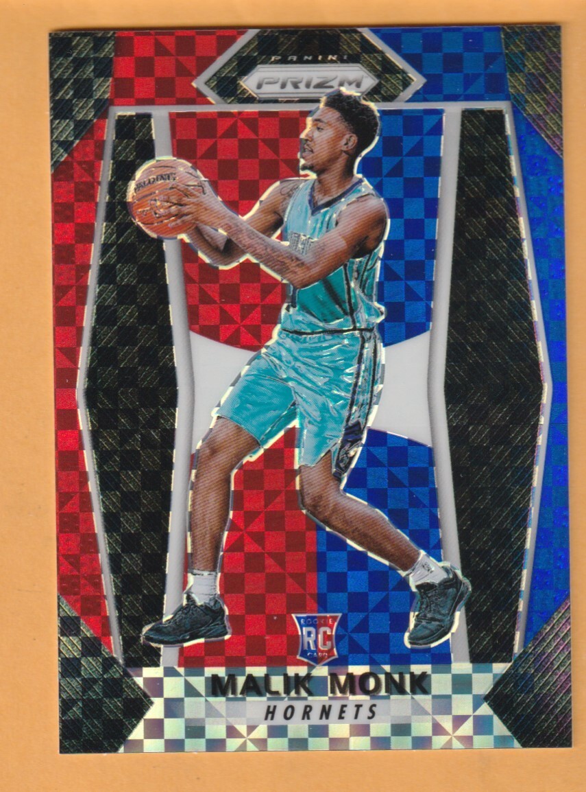 Malik Monk 2017-18 Prizm Red White Blue #233 RC Rookie Kentucky Wildcats