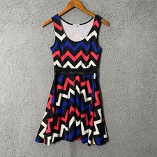 Charlotte Russe Patterned Tank Dress Size Medium Made in USA