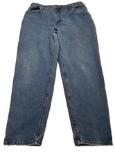 VTG Levis Jeans Womens 14 Short 550 Relaxed Fit Tapered High Rise Denim Mom Blue