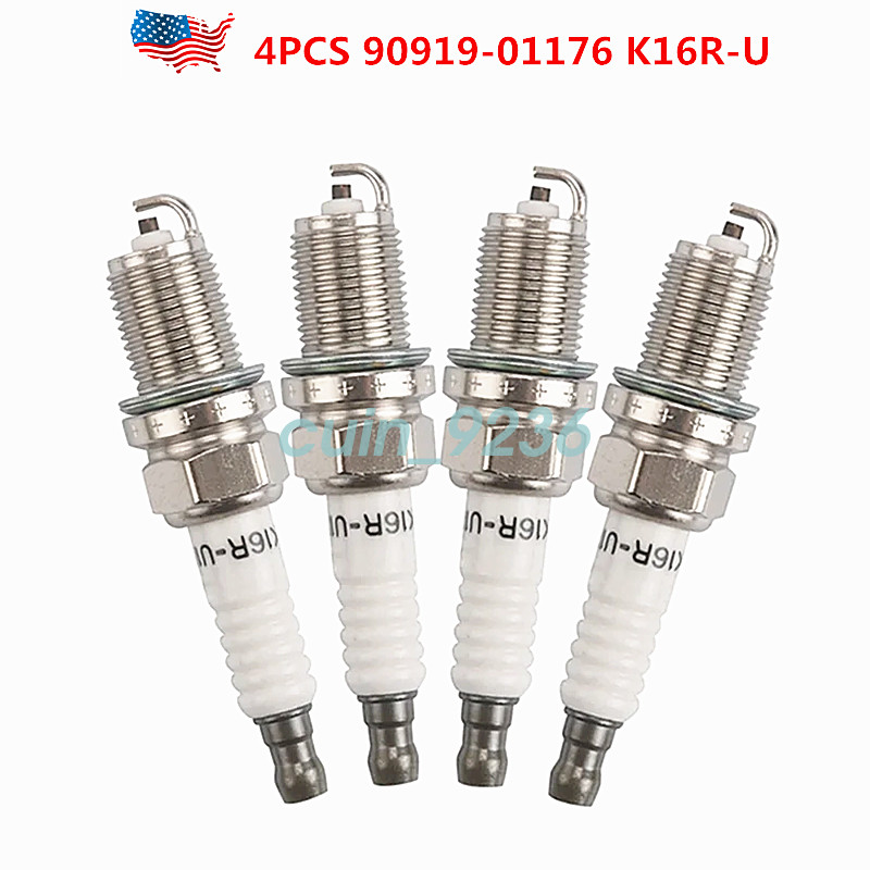 FIT Corolla Celica tacoma ECHO T100 4RUN SCION SparkPlug 9091901176 K16RU X4