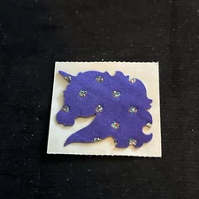Vintage 80’s June Kessler Sparkly Puffy Satin UNICORN Sticker