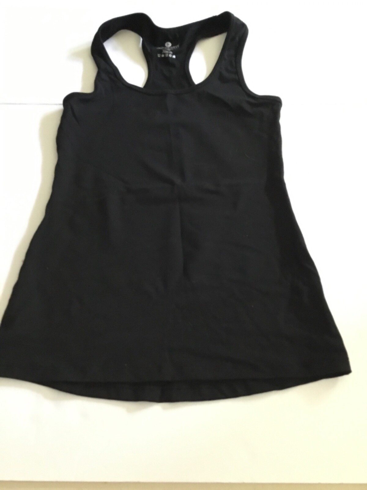 Racerback jersey. Black. XM. New. Pink