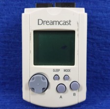 Dreamcast VISUAL MEMORY UNIT x White VMU HKT-7000 Official Sega