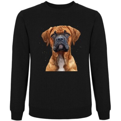 Sweatshirt Schwarz Boxer Deutscher Boxer Hundeschule Boxer Welpe Boxer E 402657s