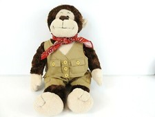 Build A Bear Chimp Plush w/ Safari Outfit VERY VERY Soft 18''