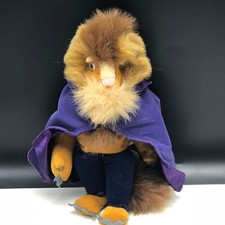 WALT DISNEY STORE PLUSH bean bag stuffed animal Beauty and the Beast Adam purple