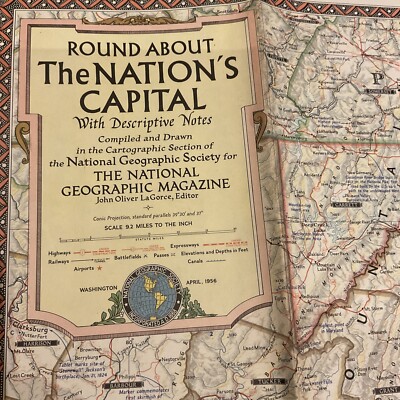 1900-Now - National Geographic Magazine Wall Maps