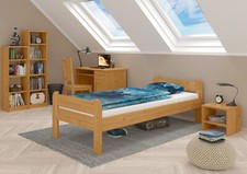 Łóżko pojedyncze 90x200 sosna dicheton bejcowane akcesoria do wyboru łóżko młodzieżowe meble