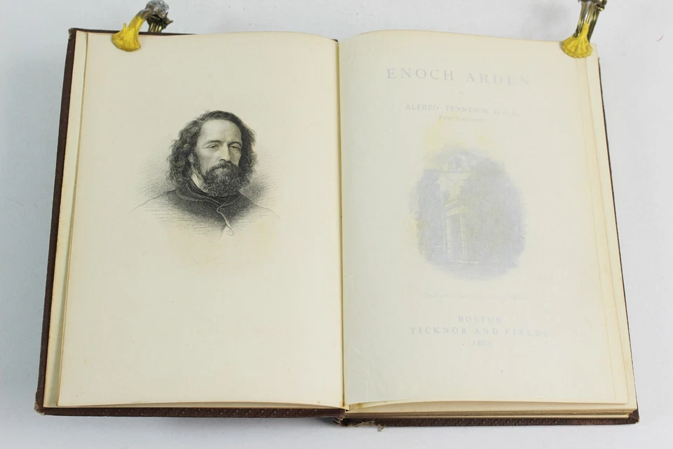 ENOCH ARDEN by Alfred Tennyson 1865 1st American Edition Nice Engravings SCARCE! - Image 3 of 4