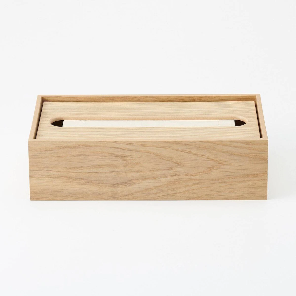 MUJI Wooden Tissue Paper Box Wooden H7.2 cm 82603361
