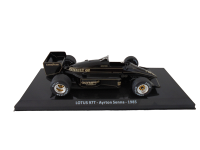 再価格改定！LOTUS 97T 1985 Ayrton Senna ミニカー Kyosho 1/64 Ayrton senna collection Lotus 97T Renault 1985