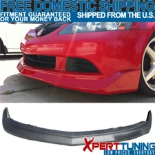 Fits 05-06 Acura RSX DC5 Mugen Type Unpainted Black Front Bumper Lip Spoiler PU