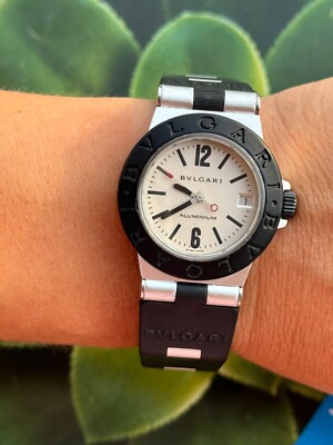 Bvlgari Aluminium Diagono AL 32 TA Quartz Lady Swiss Made | eBay Bvlgari Aluminium Diagono AL 32 TA Quartz Lady Swiss Made | eBay