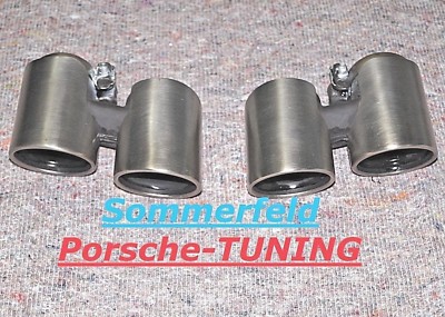Porsche 991 S Klappenauspuff Endrohre Tail Pipe 99111136101 + 