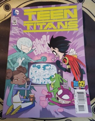 Teen Titans (Vol 5) #10 NM Teen Titans Go! Variant Cover New 52 DC